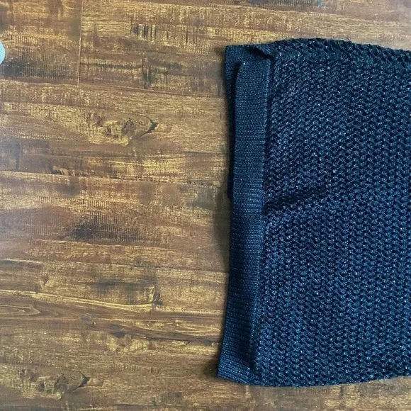 Lane Bryant Womens Size 18/20 Knit Black Sparkly Sweater Long Sleeve Pre-owned - Picture 7 of 12